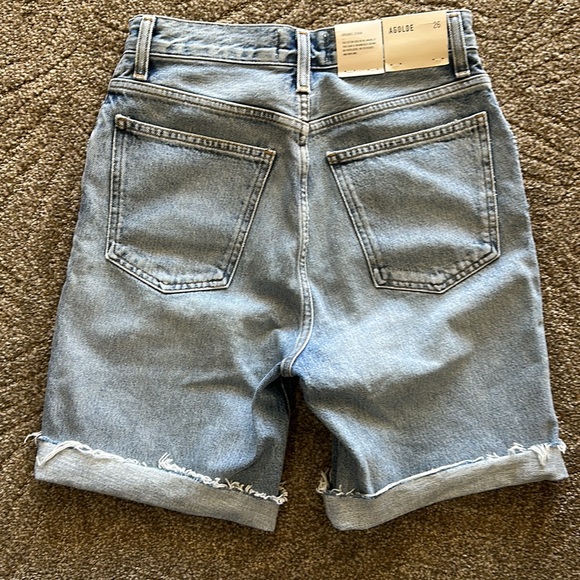 Agolde Pinch Waist Short in Oasis - Picture 5 of 7